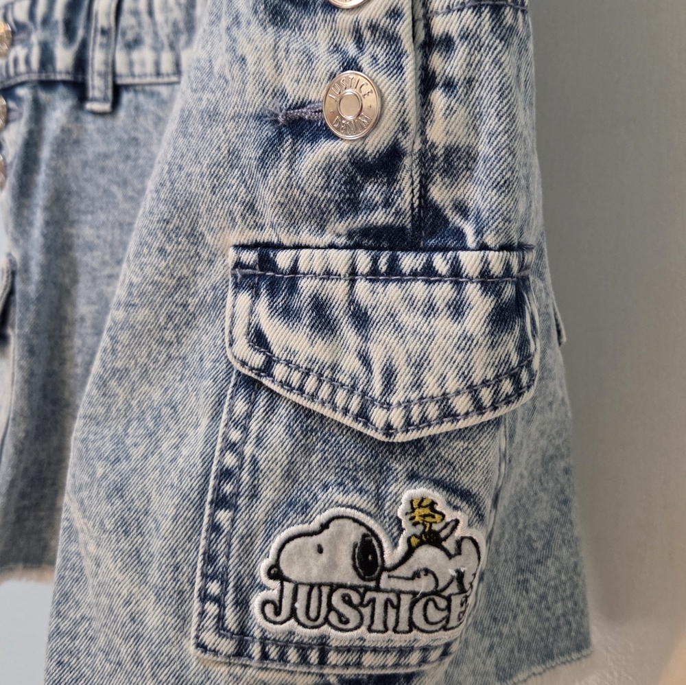 Justice Snoopy Overall Set Girls Size 7 NWOT - Picture 6 of 9